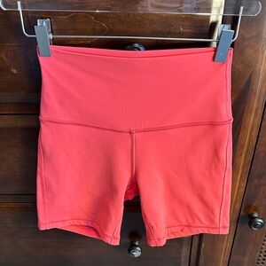 LULULEMON ATHLETICA Align High-Rise Shorts 6” Lipgloss Pink SIZE 4 EUC